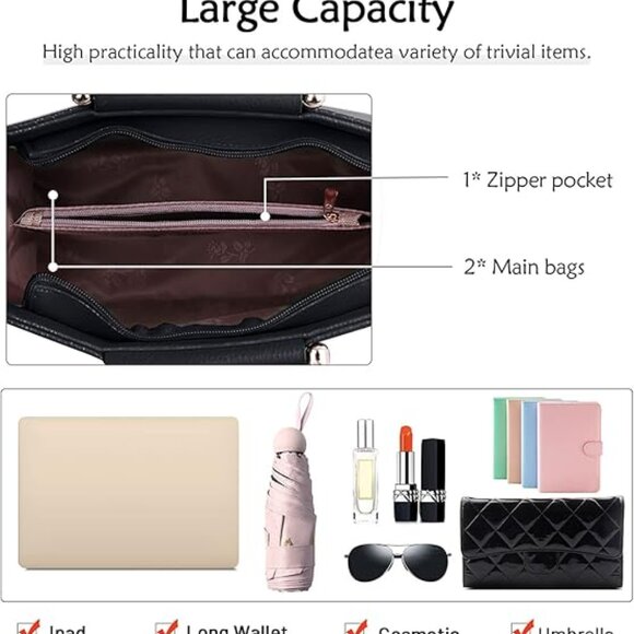 Women Leather Handbags Female Shoulder Bag - Picture 3 of 6